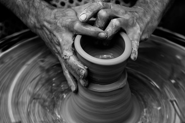 Mastering your skills like pottery