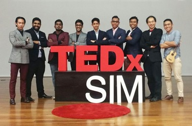 Hyder with TED talk speakers